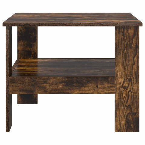 vidaXL Coffee Table Smoked Oak 57 x 55 x 45 cm Engineered Wood