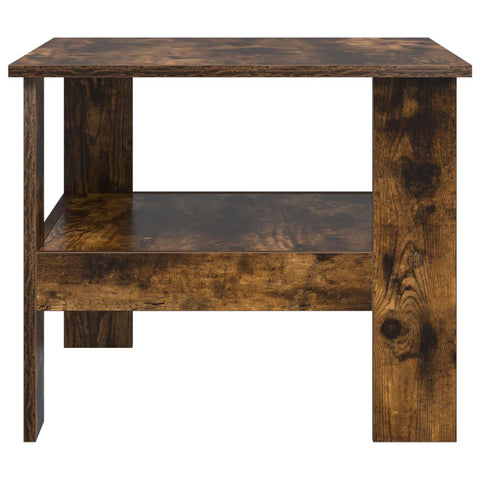 vidaXL Coffee Table Smoked Oak 57 x 55 x 45 cm Engineered Wood