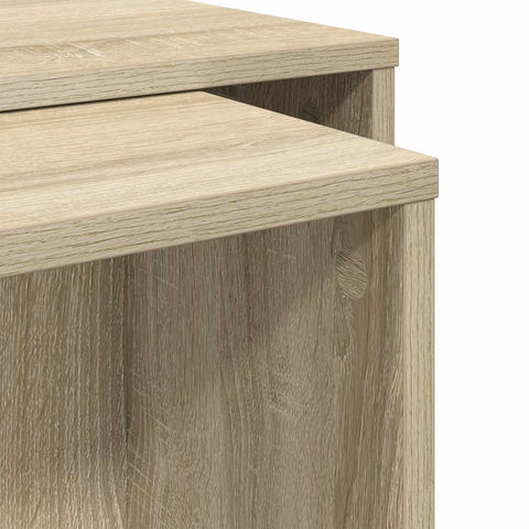 vidaXL Coffee Table Set 2 pcs Sonoma Oak Engineered Wood