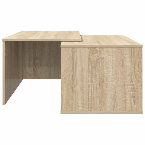 vidaXL Coffee Table Set 2 pcs Sonoma Oak Engineered Wood