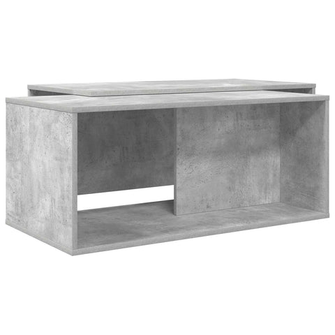 vidaXL Coffee Table Set 2 pcs Concrete Grey Engineered Wood