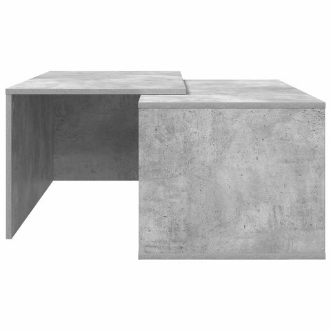 vidaXL Coffee Table Set 2 pcs Concrete Grey Engineered Wood