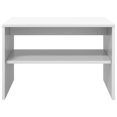 vidaXL Coffee Table White 60 x 50 x 40 cm Engineered Wood