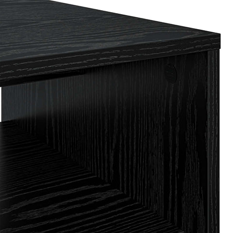 vidaXL Coffee Table Black Oak 60 x 50 x 40 cm Engineered Wood
