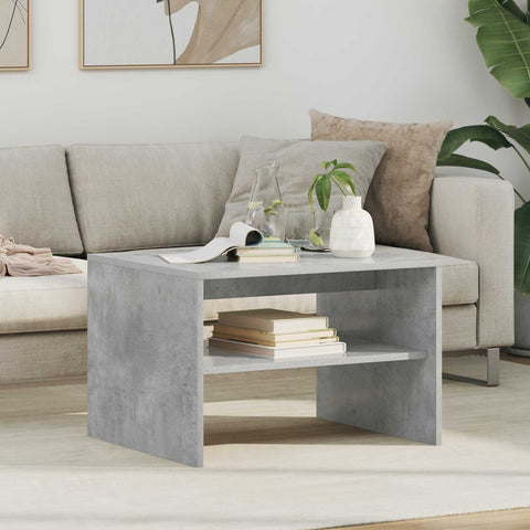 vidaXL Coffee Table Concrete Grey 60 x 50 x 40 cm Engineered Wood