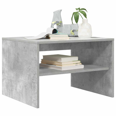 vidaXL Coffee Table Concrete Grey 60 x 50 x 40 cm Engineered Wood