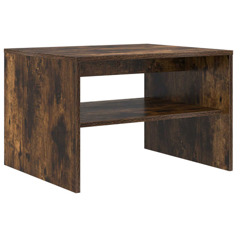 vidaXL Coffee Table Smoked Oak 60 x 50 x 40 cm Engineered Wood