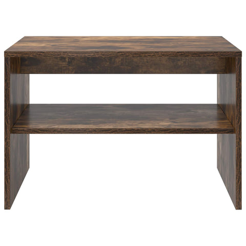 vidaXL Coffee Table Smoked Oak 60 x 50 x 40 cm Engineered Wood
