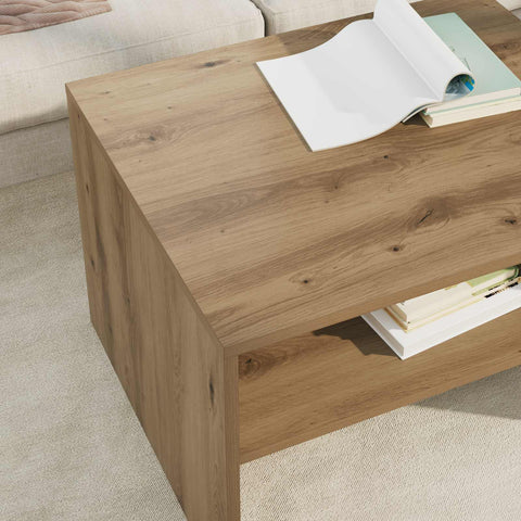 vidaXL Coffee Table Artisan Oak 60 x 50 x 40 cm Engineered Wood