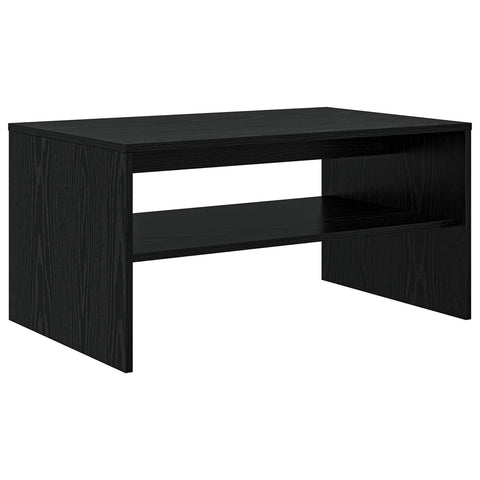 vidaXL Coffee Table Black Oak 80 x 50 x 40 cm Engineered Wood