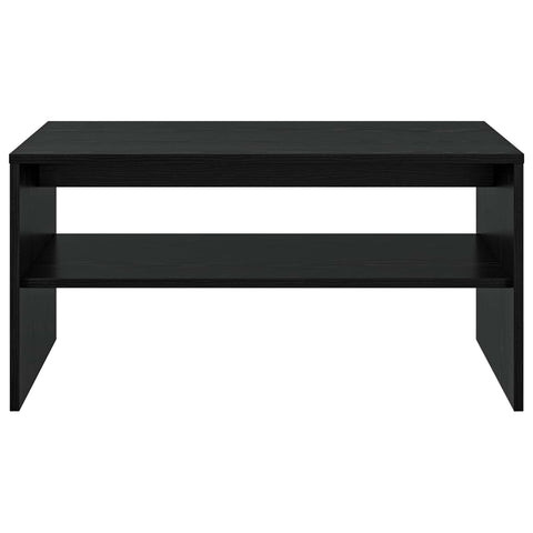 vidaXL Coffee Table Black Oak 80 x 50 x 40 cm Engineered Wood