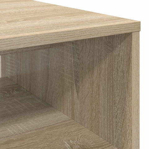 vidaXL Coffee Table Sonoma Oak 80 x 50 x 40 cm Engineered Wood