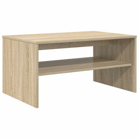 vidaXL Coffee Table Sonoma Oak 80 x 50 x 40 cm Engineered Wood