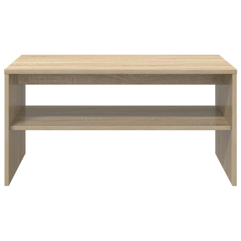 vidaXL Coffee Table Sonoma Oak 80 x 50 x 40 cm Engineered Wood