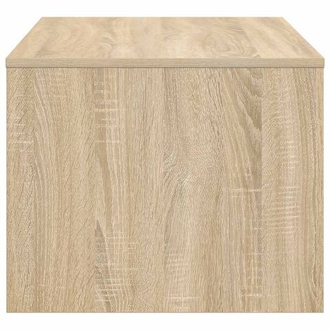 vidaXL Coffee Table Sonoma Oak 80 x 50 x 40 cm Engineered Wood