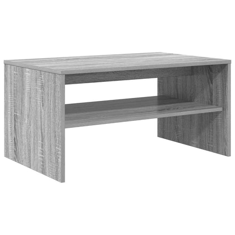 vidaXL Coffee Table Grey Sonoma 80 x 50 x 40 cm Engineered Wood
