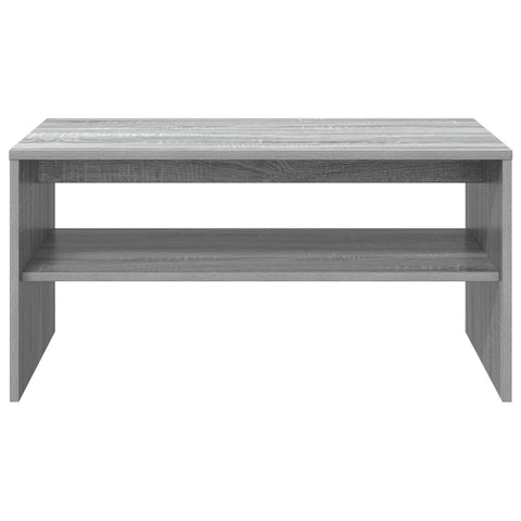 vidaXL Coffee Table Grey Sonoma 80 x 50 x 40 cm Engineered Wood