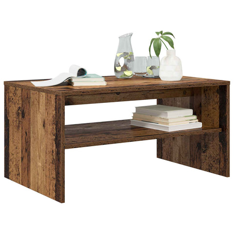 vidaXL Coffee Table Old Wood 80 x 50 x 40 cm Engineered Wood