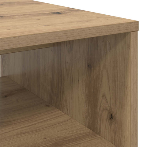 vidaXL Coffee Table Artisan Oak 80 x 50 x 40 cm Engineered Wood