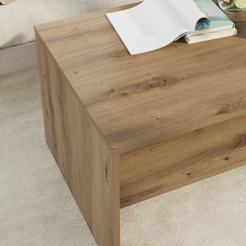 vidaXL Coffee Table Artisan Oak 80 x 50 x 40 cm Engineered Wood