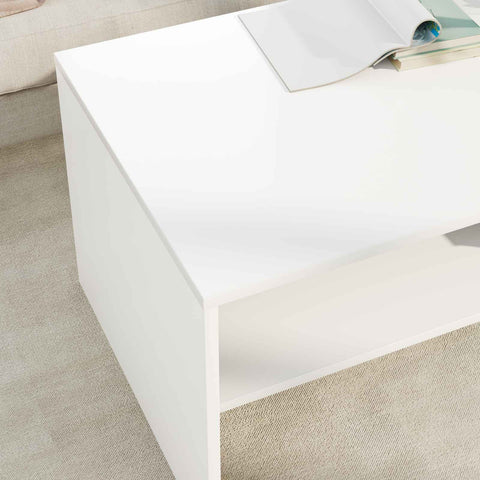 vidaXL Coffee Table White 100 x 50 x 40 cm Engineered Wood