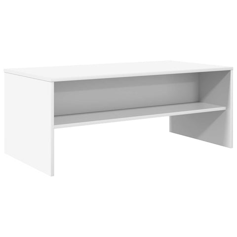 vidaXL Coffee Table White 100 x 50 x 40 cm Engineered Wood