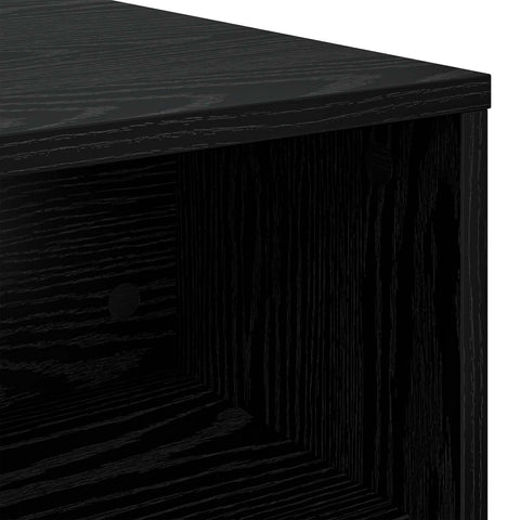 vidaXL Coffee Table Black Oak 100 x 50 x 40 cm Engineered Wood