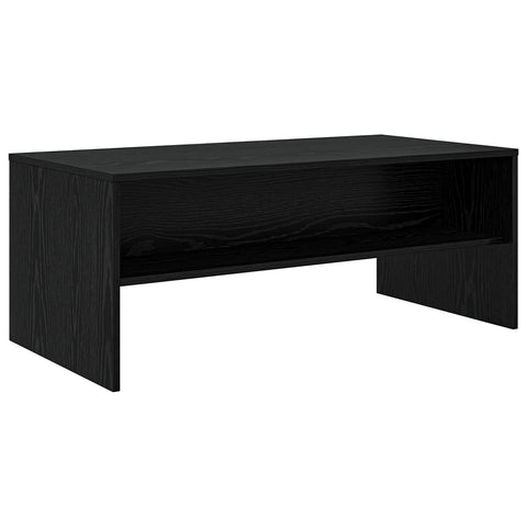 vidaXL Coffee Table Black Oak 100 x 50 x 40 cm Engineered Wood