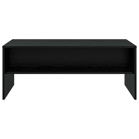 vidaXL Coffee Table Black Oak 100 x 50 x 40 cm Engineered Wood