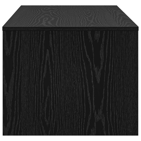 vidaXL Coffee Table Black Oak 100 x 50 x 40 cm Engineered Wood