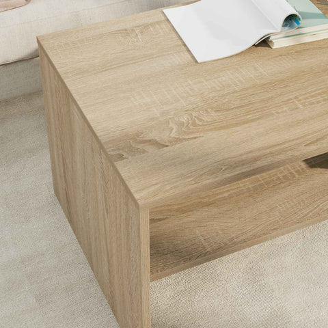vidaXL Coffee Table Sonoma Oak 100 x 50 x 40 cm Engineered Wood