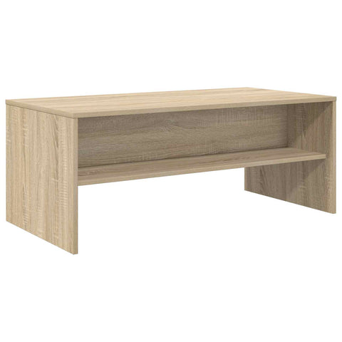 vidaXL Coffee Table Sonoma Oak 100 x 50 x 40 cm Engineered Wood