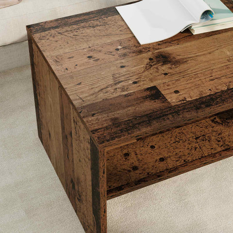vidaXL Coffee Table Old Wood 100 x 50 x 40 cm Engineered Wood