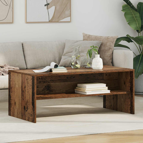 vidaXL Coffee Table Old Wood 100 x 50 x 40 cm Engineered Wood