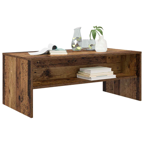 vidaXL Coffee Table Old Wood 100 x 50 x 40 cm Engineered Wood