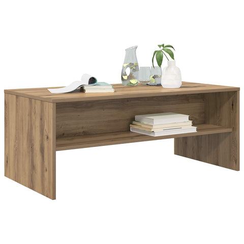 vidaXL Coffee Table Artisan Oak 100 x 50 x 40 cm Engineered Wood