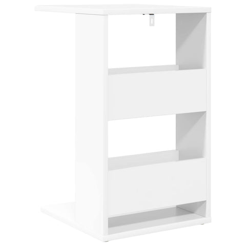 vidaXL Side Table White 40 x 35 x 60.5 cm Engineered Wood