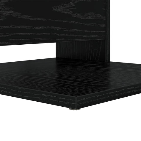 vidaXL Side Table Black Oak 40 x 35 x 60.5 cm Engineered Wood