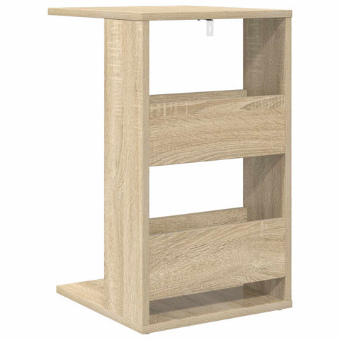 vidaXL Side Table Sonoma Oak 40 x 35 x 60.5 cm Engineered Wood