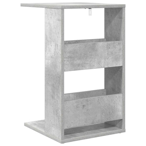 vidaXL Side Table Concrete Grey 40 x 35 x 60.5 cm Engineered Wood