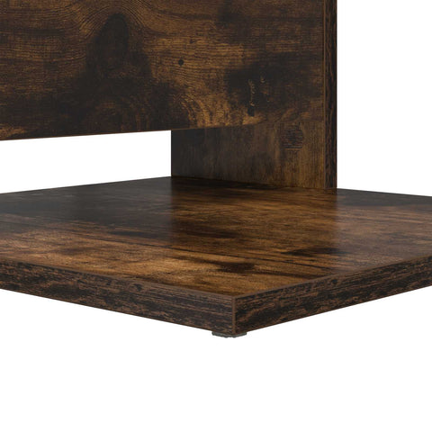 vidaXL Side Table Smoked Oak 40 x 35 x 60.5 cm Engineered Wood