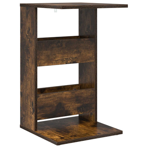 vidaXL Side Table Smoked Oak 40 x 35 x 60.5 cm Engineered Wood