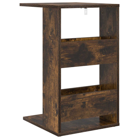 vidaXL Side Table Smoked Oak 40 x 35 x 60.5 cm Engineered Wood