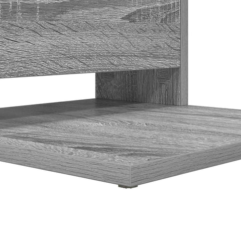 vidaXL Side Table Grey Sonoma 40 x 35 x 60.5 cm Engineered Wood