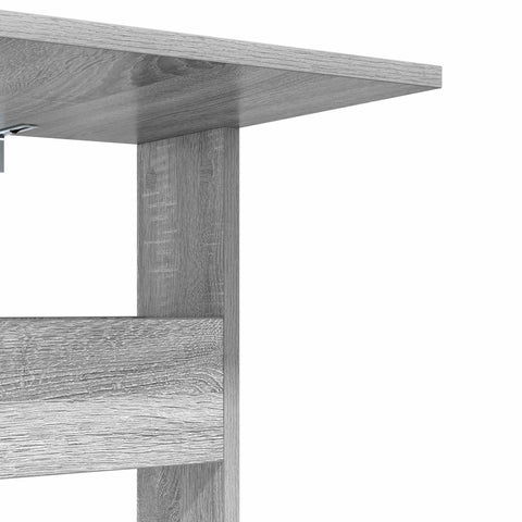 vidaXL Side Table Grey Sonoma 40 x 35 x 60.5 cm Engineered Wood