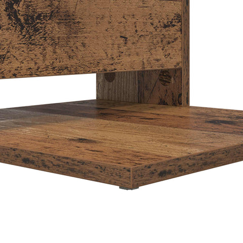vidaXL Side Table Old Wood 40 x 35 x 60.5 cm Engineered Wood