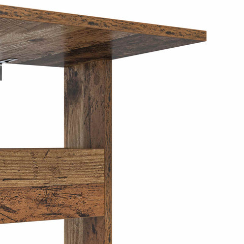 vidaXL Side Table Old Wood 40 x 35 x 60.5 cm Engineered Wood
