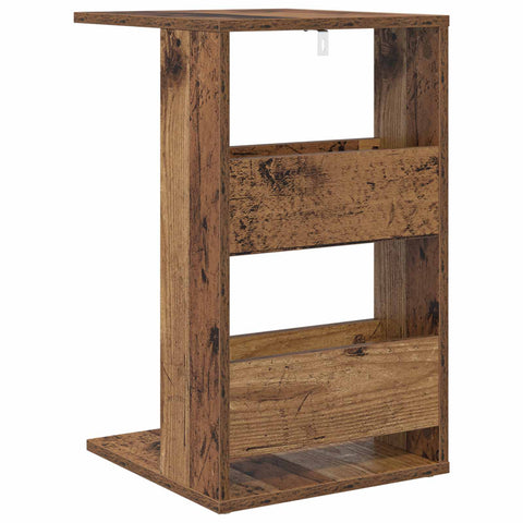 vidaXL Side Table Old Wood 40 x 35 x 60.5 cm Engineered Wood