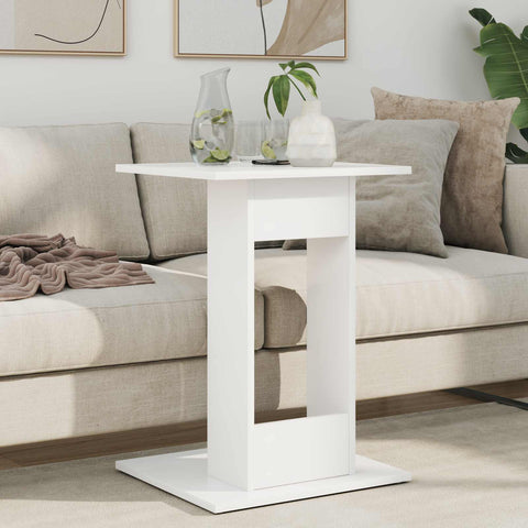 vidaXL Side Table White 45 x 40 x 62.5 cm Engineered Wood