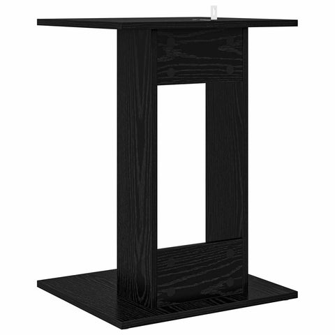 vidaXL Side Table Black Oak 45 x 40 x 62.5 cm Engineered Wood